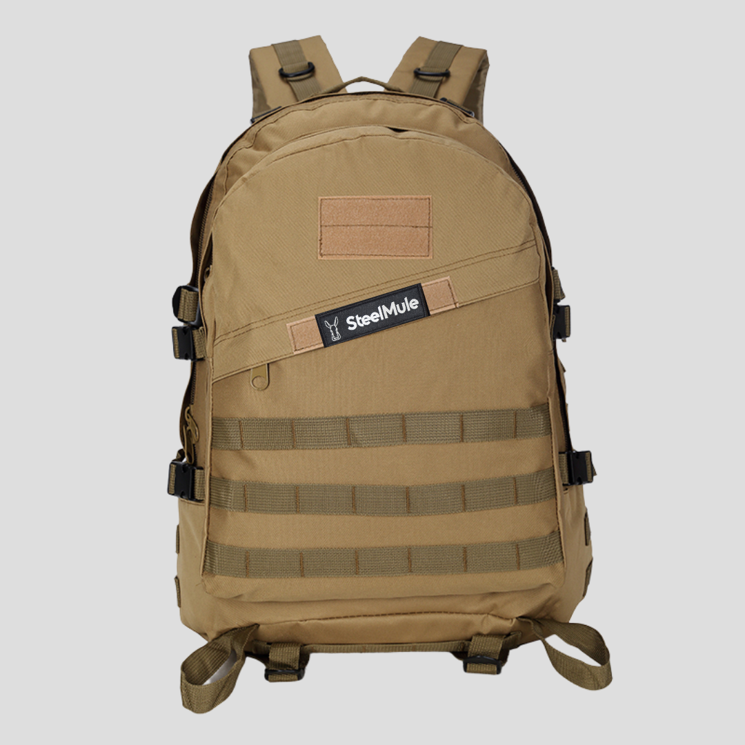 Mochila táctica 30L para misiones de hasta 5 días Beige