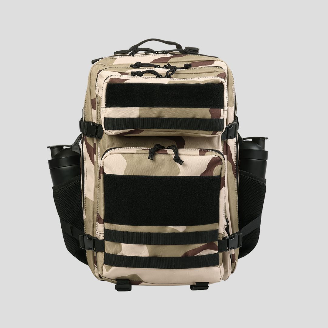 Mochila táctica 45L para misiones largas y aventura extrema Camuflaje
