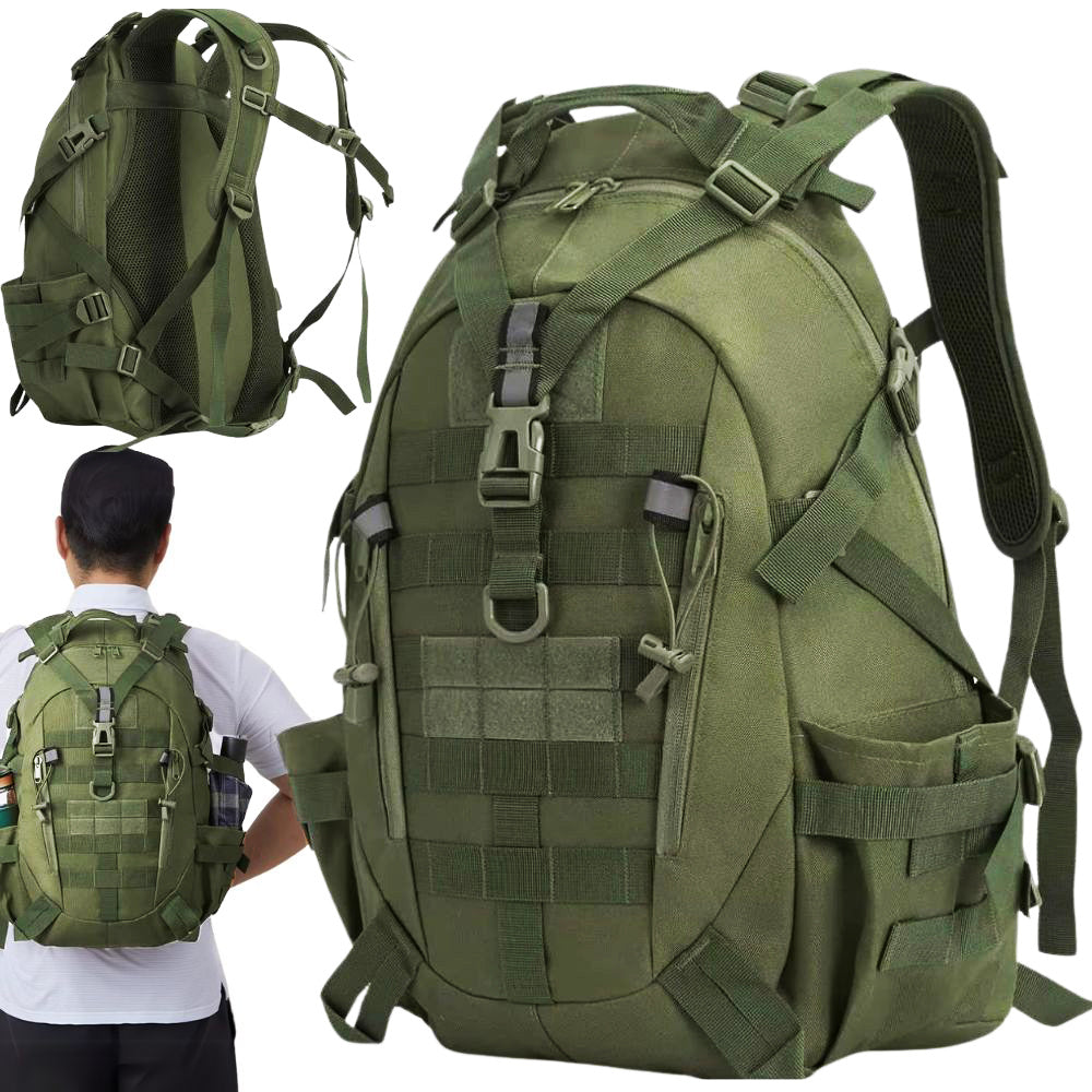 Steel Mule Ranger – Mochila Táctica Militar 30 L Verde Oliva