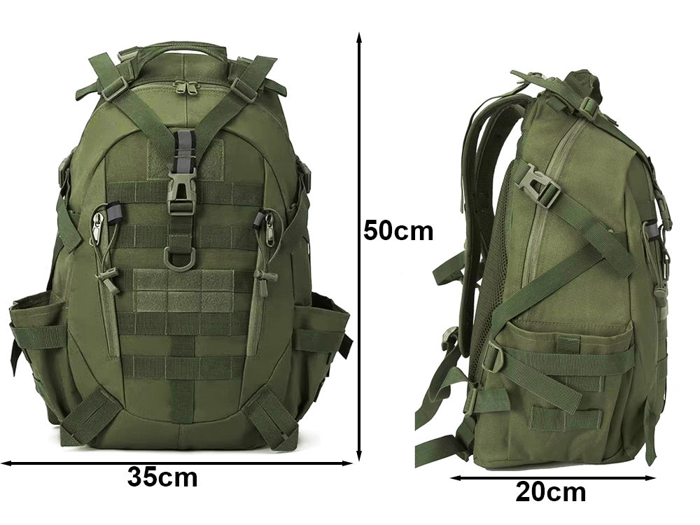 Steel Mule Ranger – Mochila Táctica Militar 30 L Verde Oliva