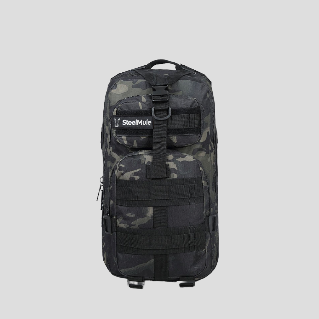 Mochila 26L - Camuflaje Negro