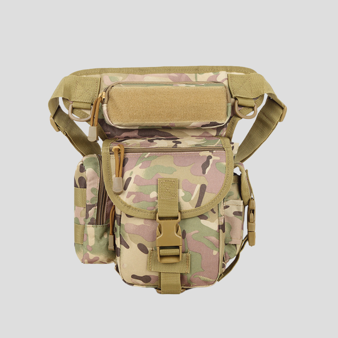 Bolso Riñonera de Pierna para Misiones y Outdoor Coyote