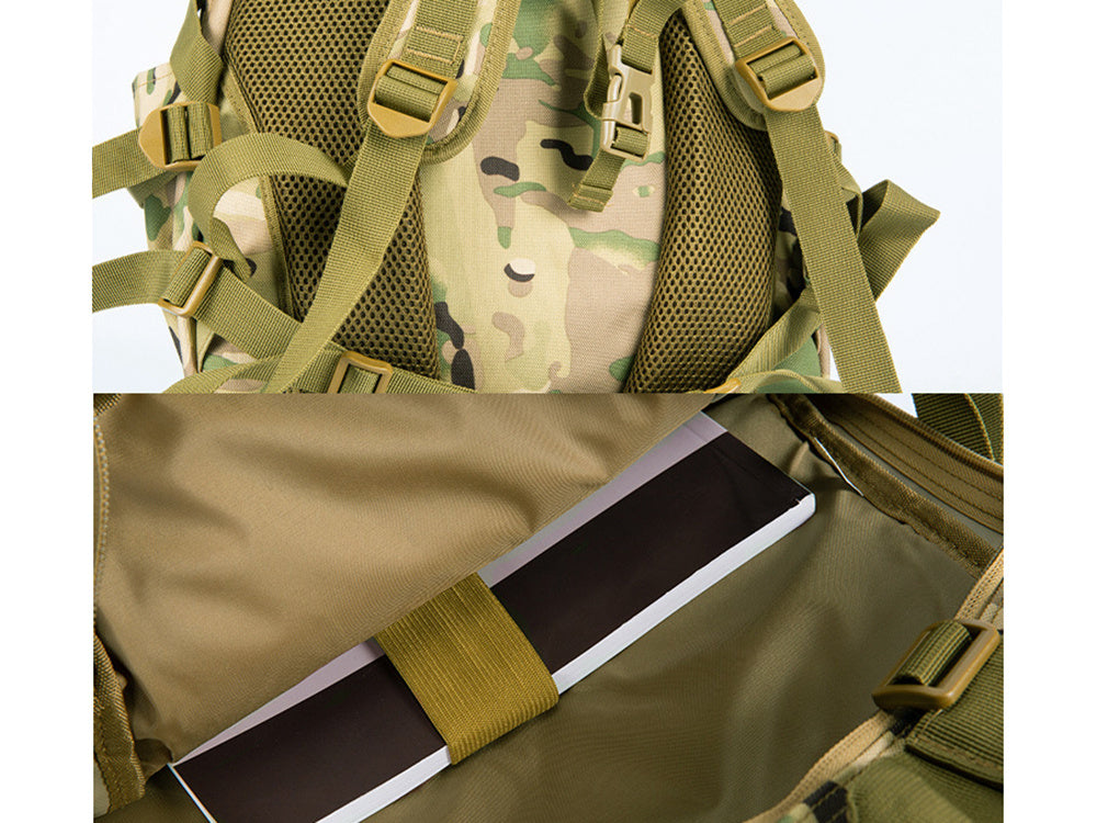 Steel Mule Ranger – Mochila Táctica Militar 30L Camuflaje Coyote