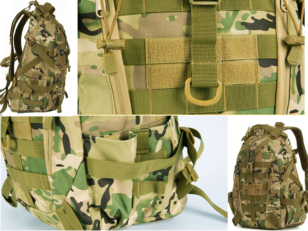 Steel Mule Ranger – Mochila Táctica Militar 30L Camuflaje Coyote