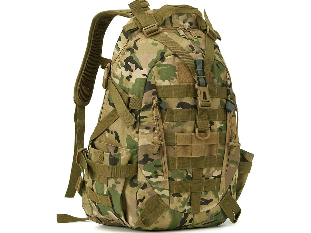 Steel Mule Ranger – Mochila Táctica Militar 30L Camuflaje Coyote