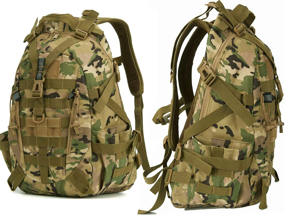 Steel Mule Ranger – Mochila Táctica Militar 30L Camuflaje Coyote