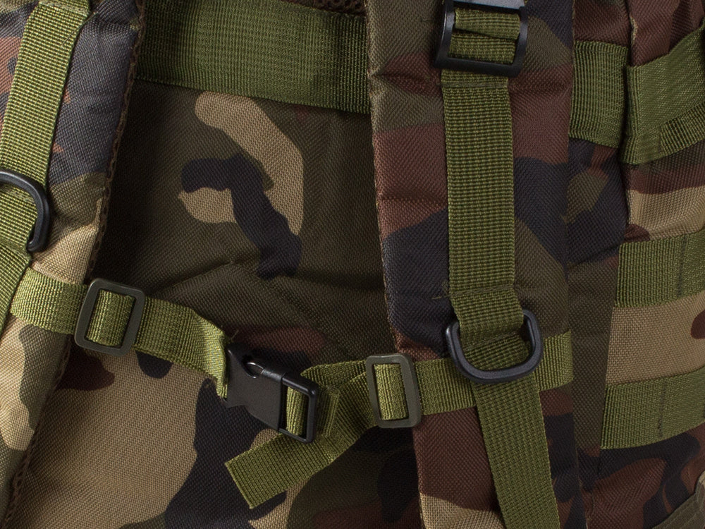 Mochila táctica 48,5L de alto rendimiento con módulos extra Camuflaje claro