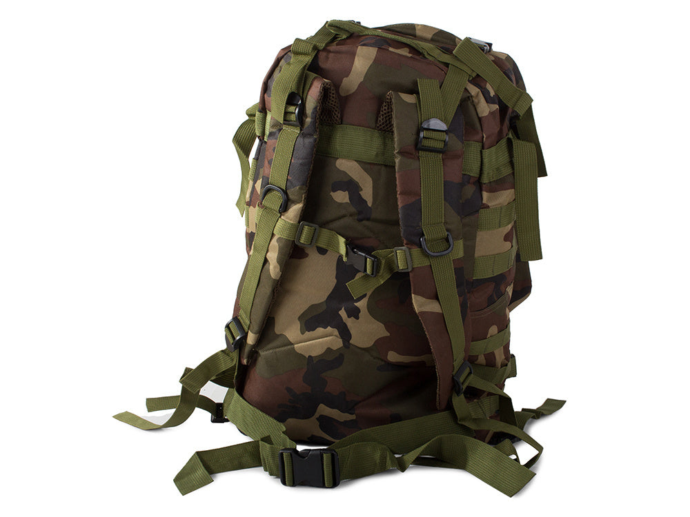 Mochila táctica 48,5L de alto rendimiento con módulos extra Camuflaje claro