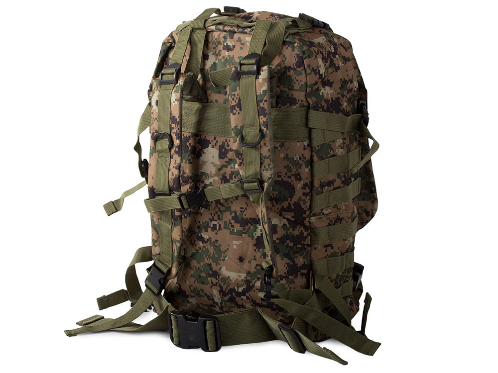 Mochila táctica 48,5L de alto rendimiento con módulos extra Marpat