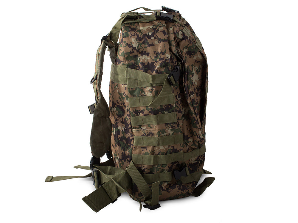 Mochila táctica 48,5L de alto rendimiento con módulos extra Marpat