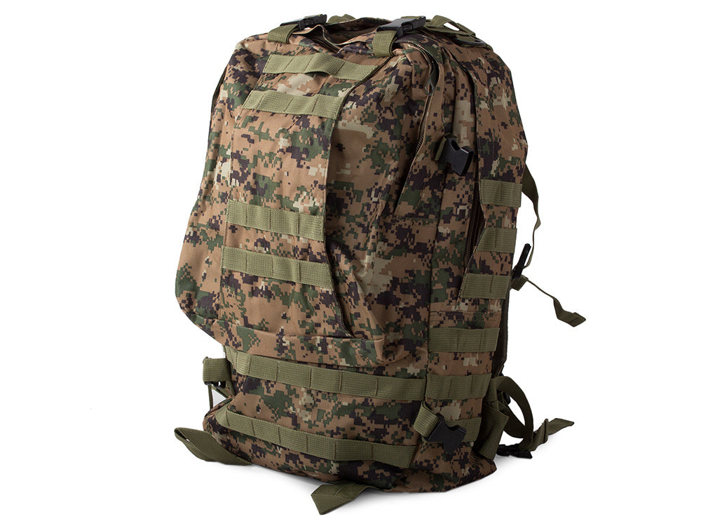 Mochila táctica 48,5L de alto rendimiento con módulos extra Marpat