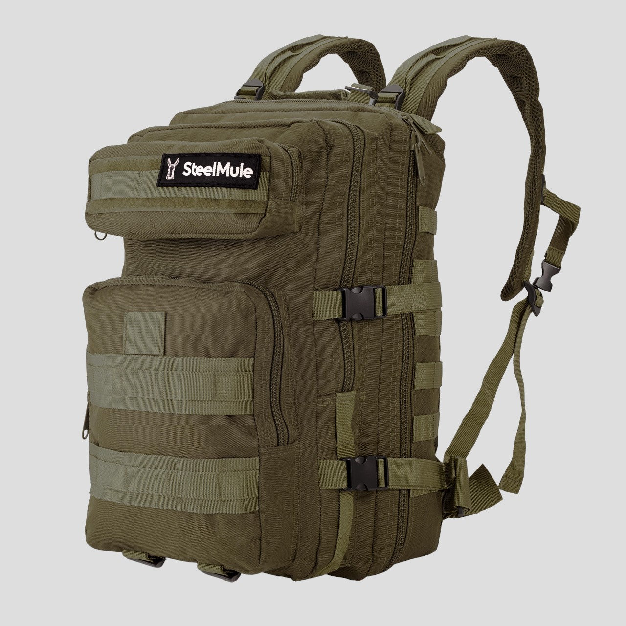 Mochila Táctica 38L Resistencia Para 8 días Verde Militar