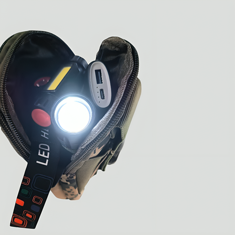 Kit Apagón de Emergencia 360 | Pouch Militar + 2 Linternas