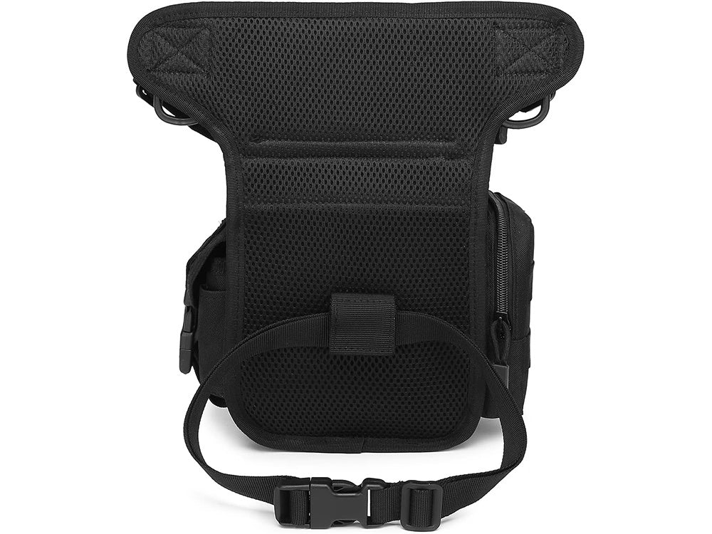 Bolso Riñonera de Pierna para Misiones y Oudoor Negro