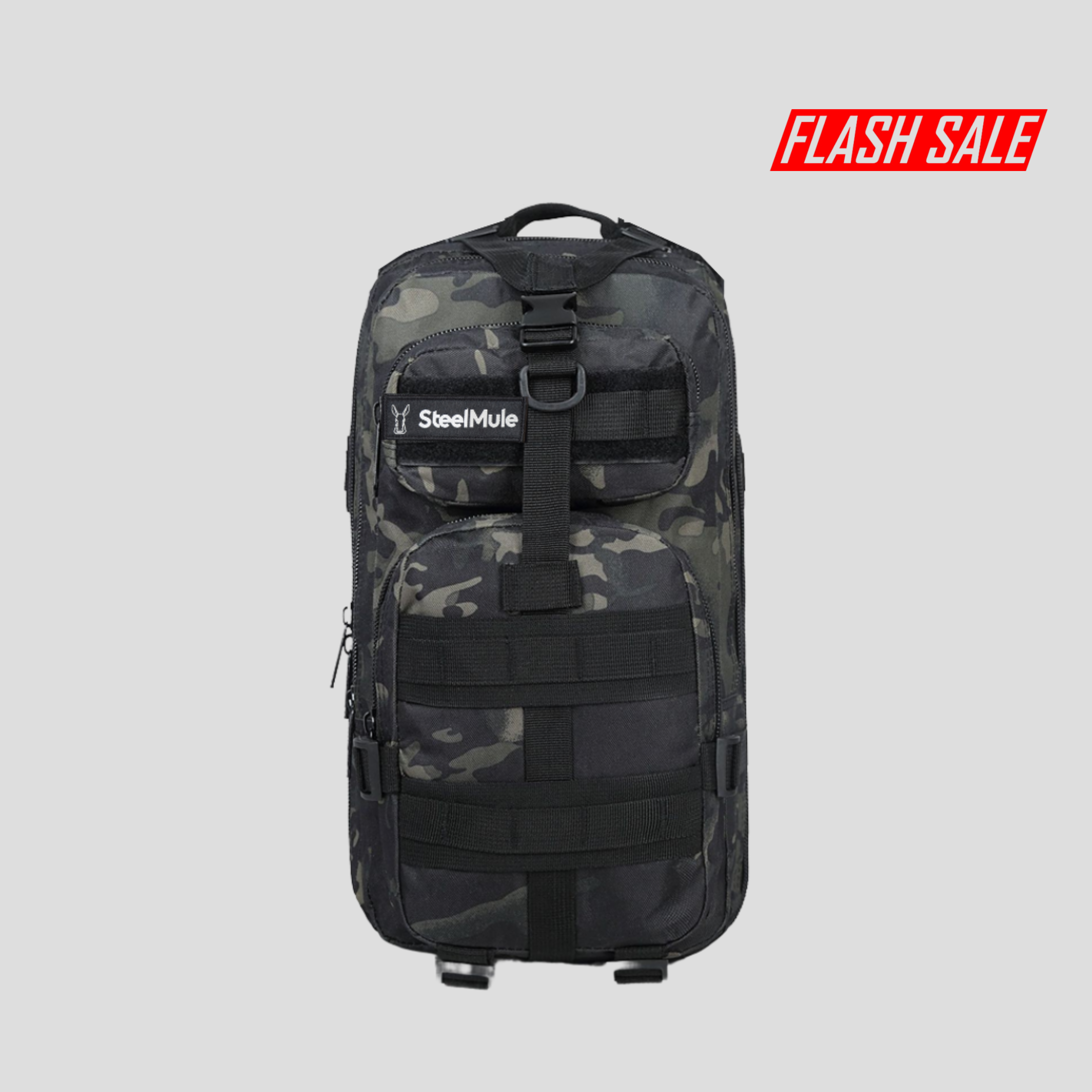Mochila 26L - Camuflaje Negro