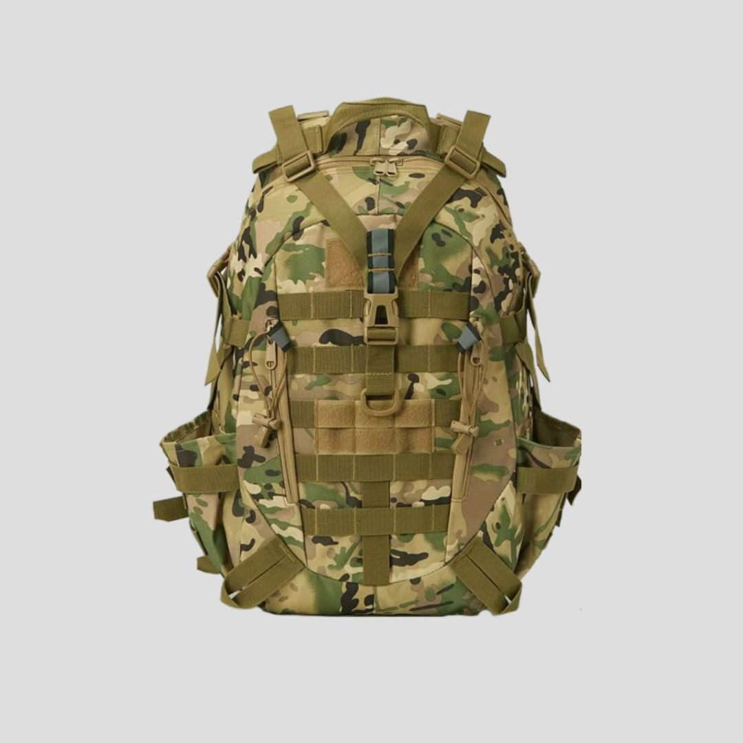 Steel Mule Ranger – Mochila Táctica Militar 30L Camuflaje Coyote