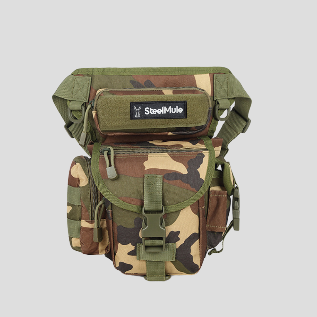Bolso de Pierna para Misiones, Outdoor y Rescate Camuflaje