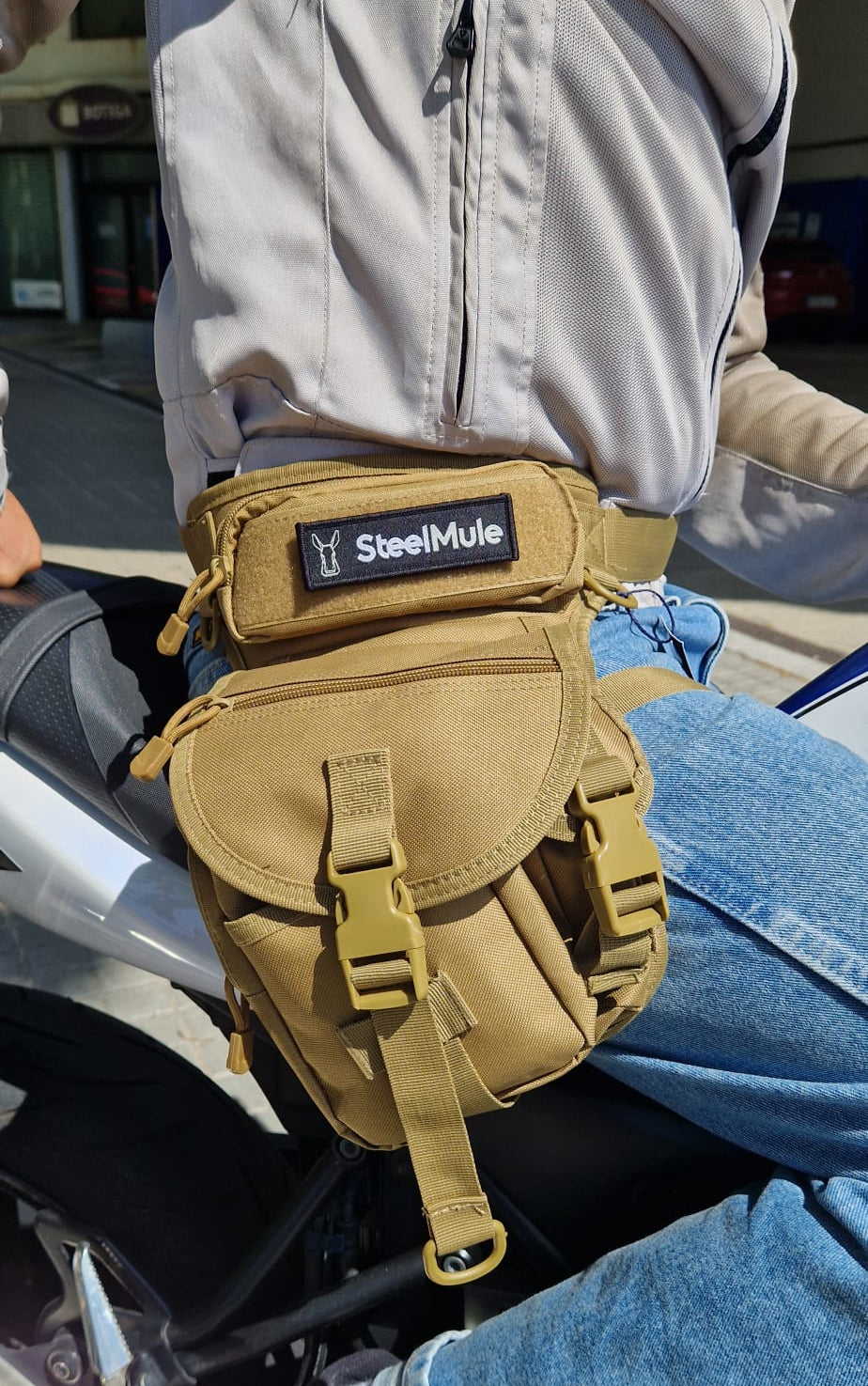 Bolso Riñonera de Pierna para Misiones y Outdoor Beige