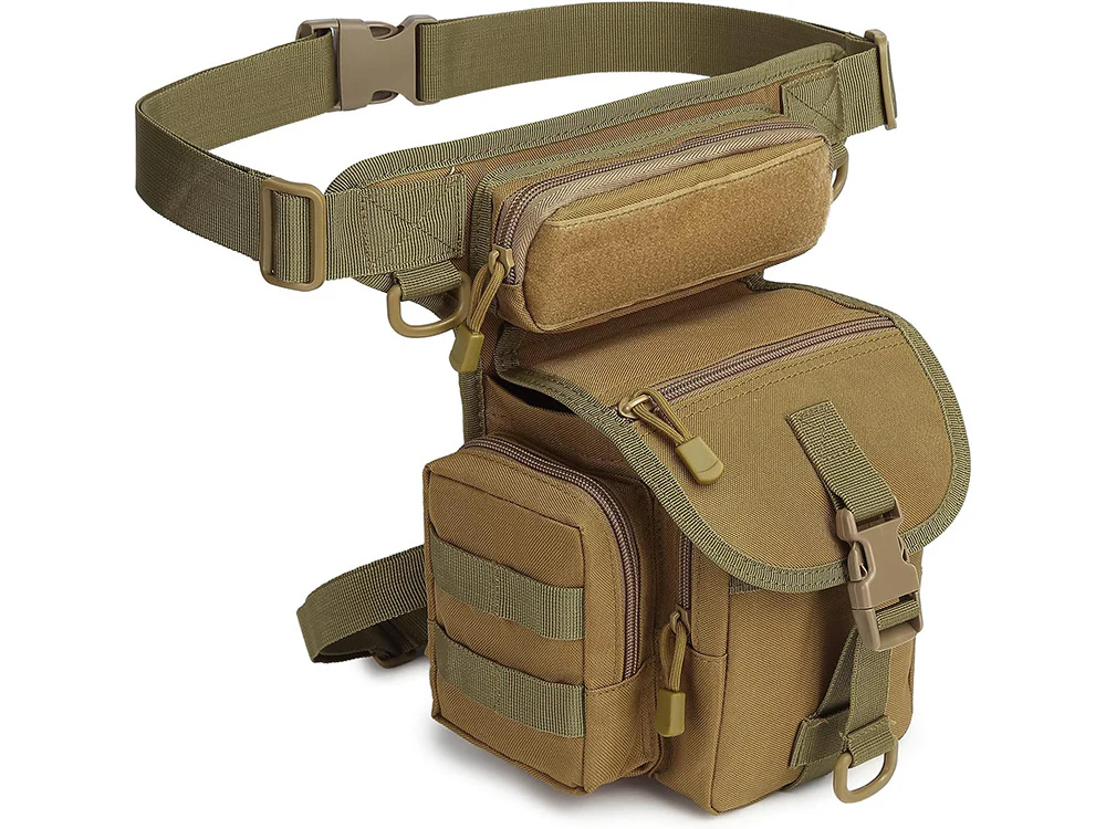 Bolso Riñonera de Pierna para Misiones y Outdoor Beige