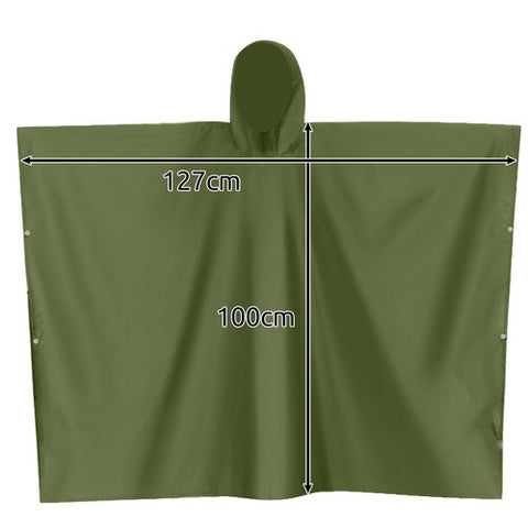 Chubasquero Verde Militar