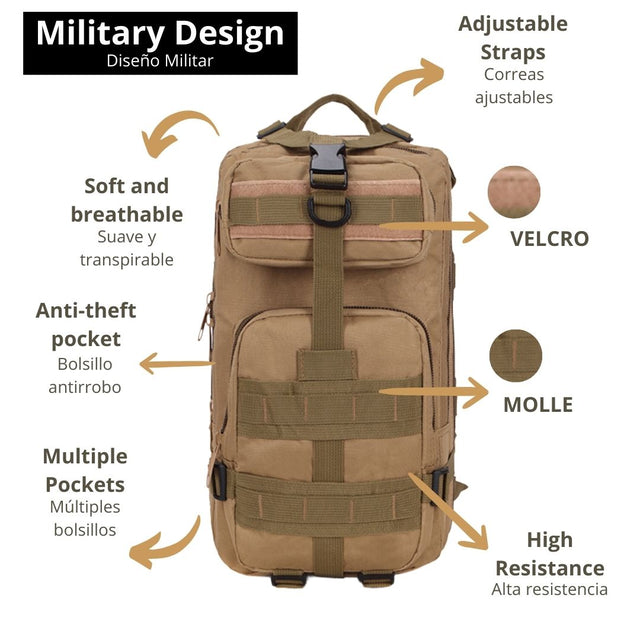 Mochila 26L - Beige